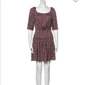 REBECCA TAYLOR - Floral Print Mini Dress